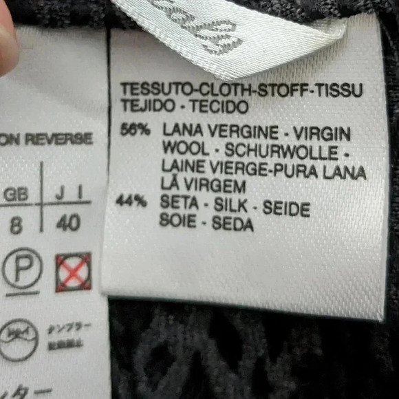 MaxMara Wool/Silk Textured Pant - Picture 6 of 6